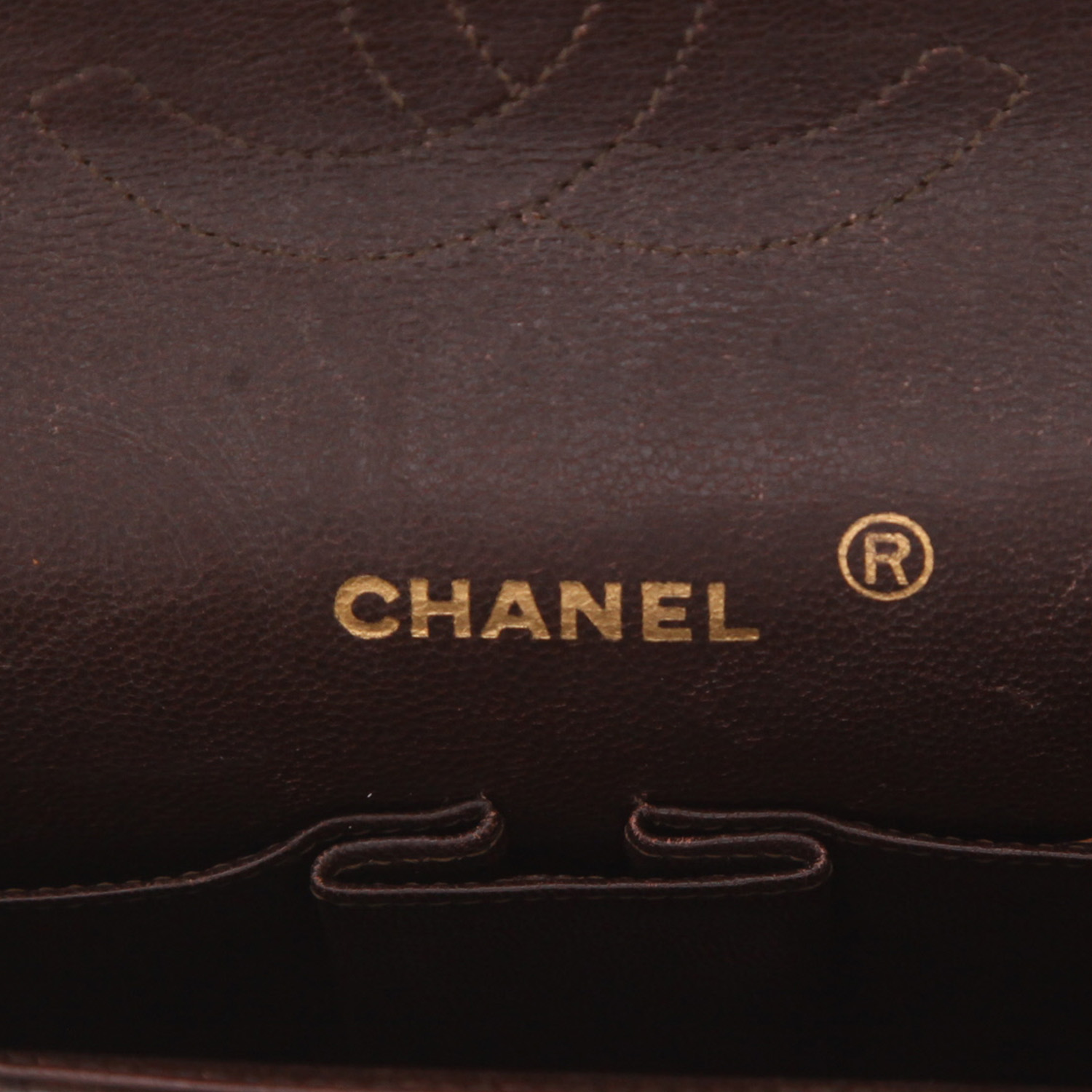 Borsa Chanel  Timeless Classic in lucertola marrone - Detail D2