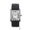 Cartier Tank Solo  medium model  in stainless steel Ref: Cartier - 3169  Circa 1990 - 360 thumbnail