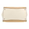 Prada   handbag  in beige and off-white leather - Detail D1 thumbnail
