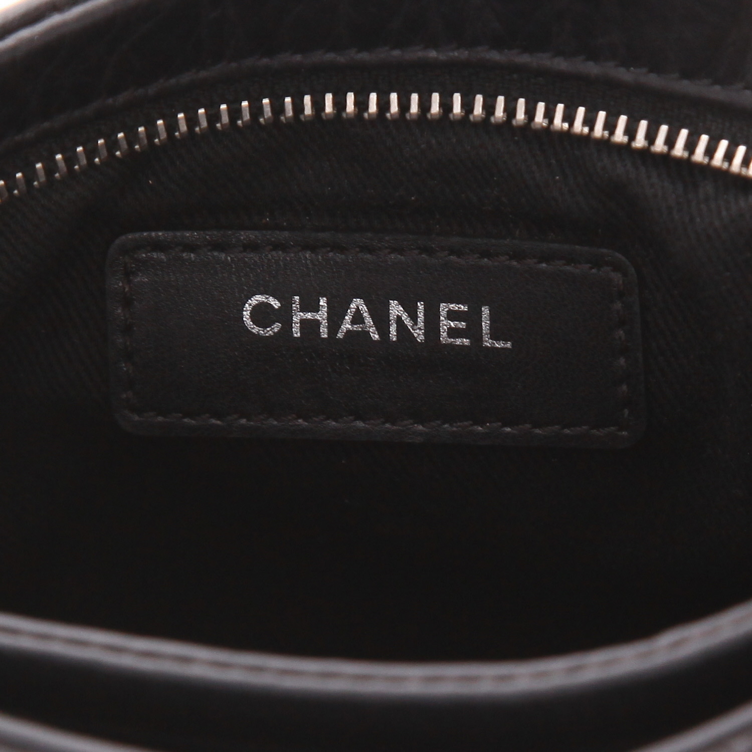 Borsa a tracolla Chanel   in pelle trapuntata nera - Detail D2