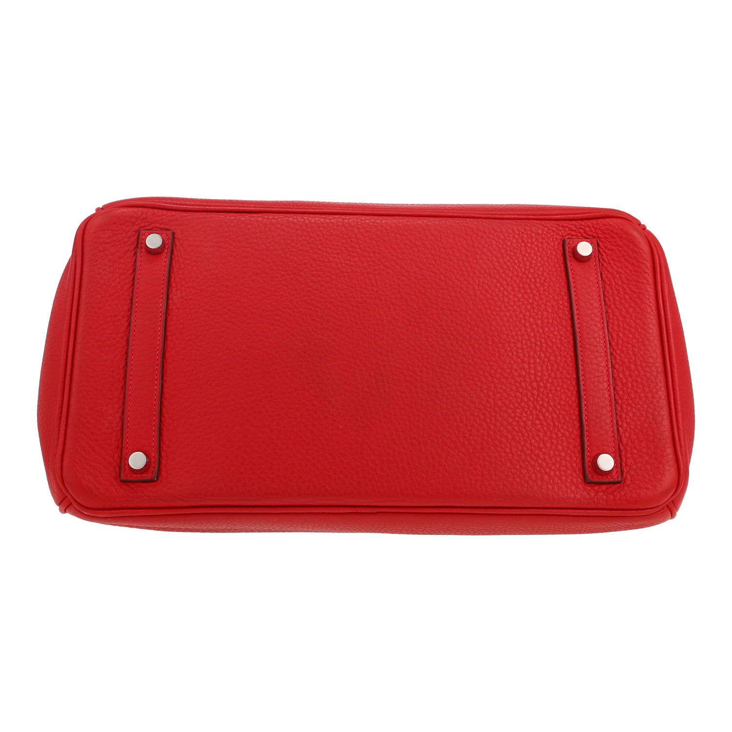Sac à main Hermès  Birkin 35 cm en cuir togo rouge Casaque - Detail D1