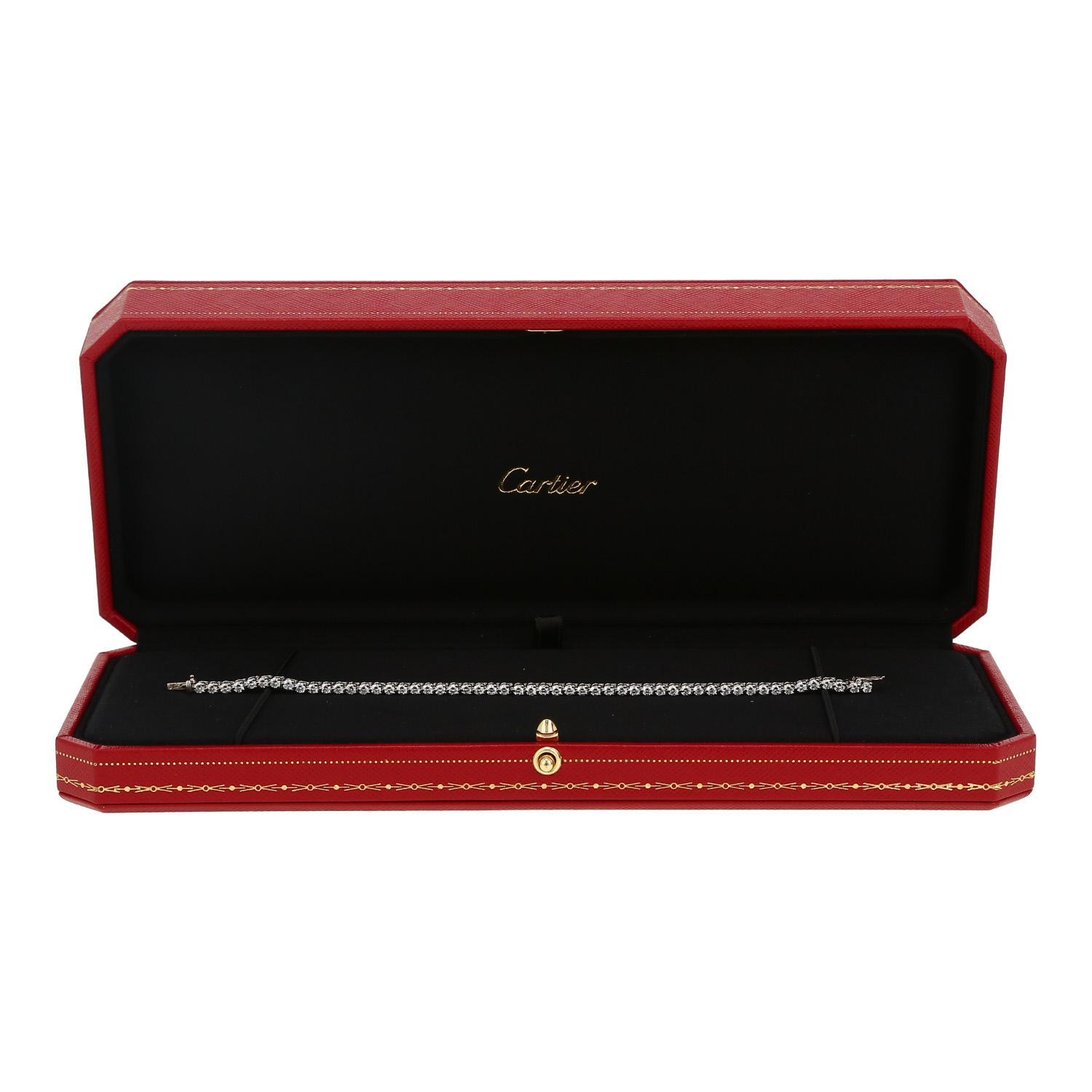 Bracciale Cartier Lignes Essentielles in platino e diamanti
