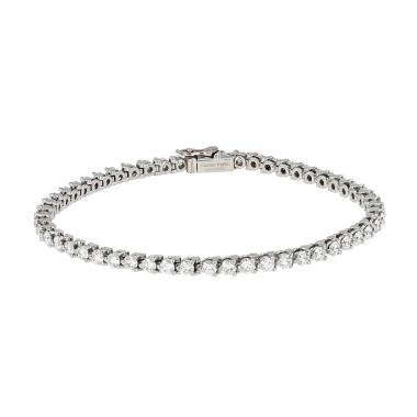 Cartier Lignes Essentielles bracelet in platinium and diamonds