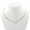 Collier Cartier 1895 en or jaune et diamant - 360 thumbnail