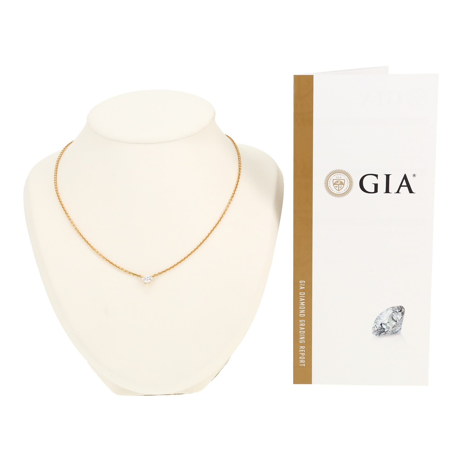 Collana Cartier 1895 in oro giallo e diamante - Detail D2