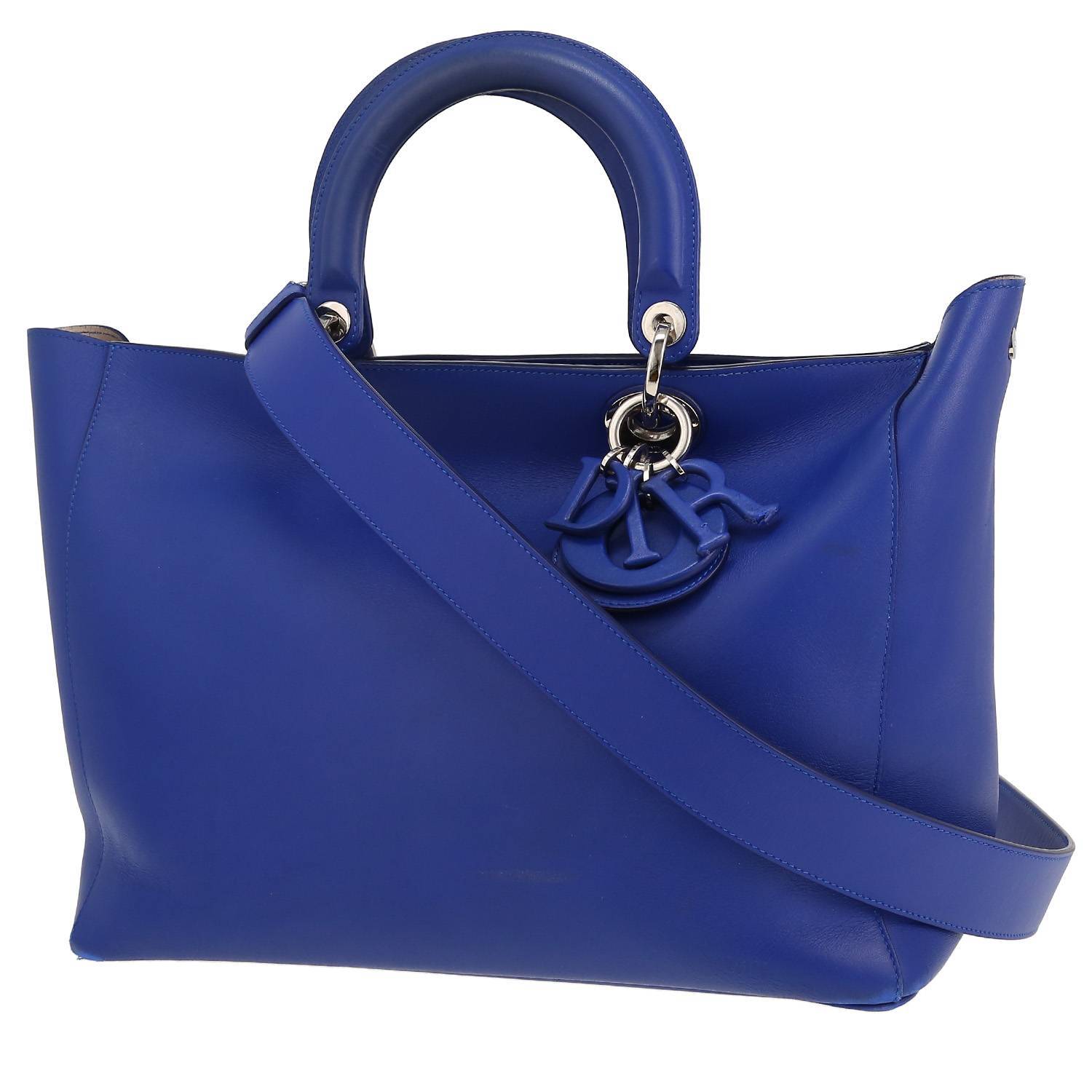 Borsa Dior  Diorissimo in pelle blu