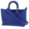 Bolso de mano Dior  Diorissimo en cuero azul - 00pp thumbnail