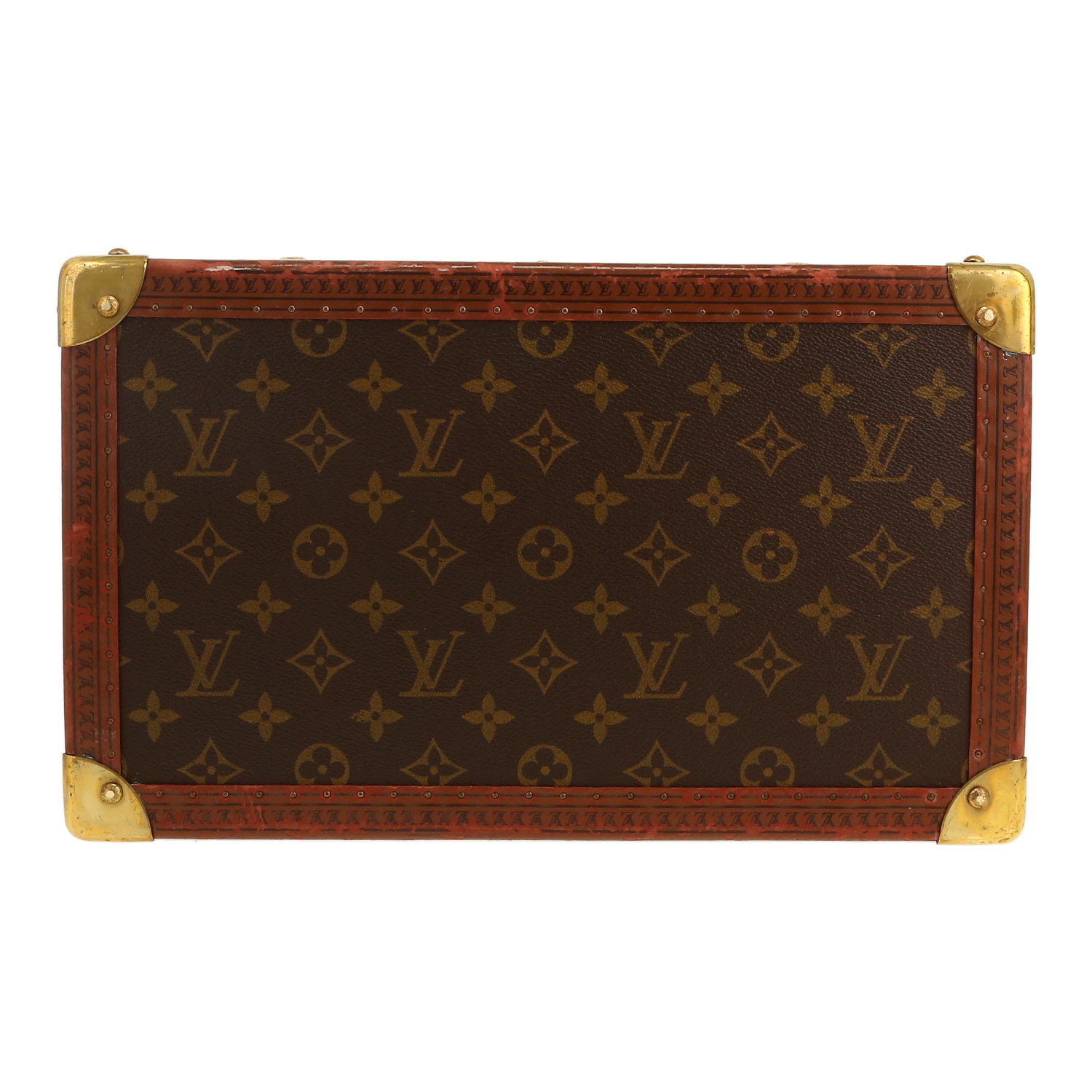 Vanity Louis Vuitton  First-aid kit in brown Monogram canvas and Lozine - Detail D1