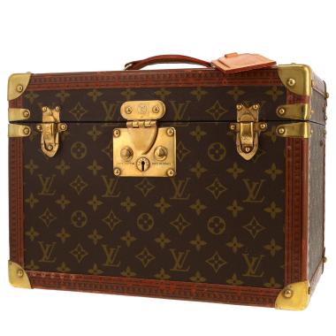 Vanity Louis Vuitton  Astuccio da viaggio in tela Monogram marrone e lozine