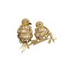 Broche années 1960 Hermès  en or jaune et saphirs - 00pp thumbnail