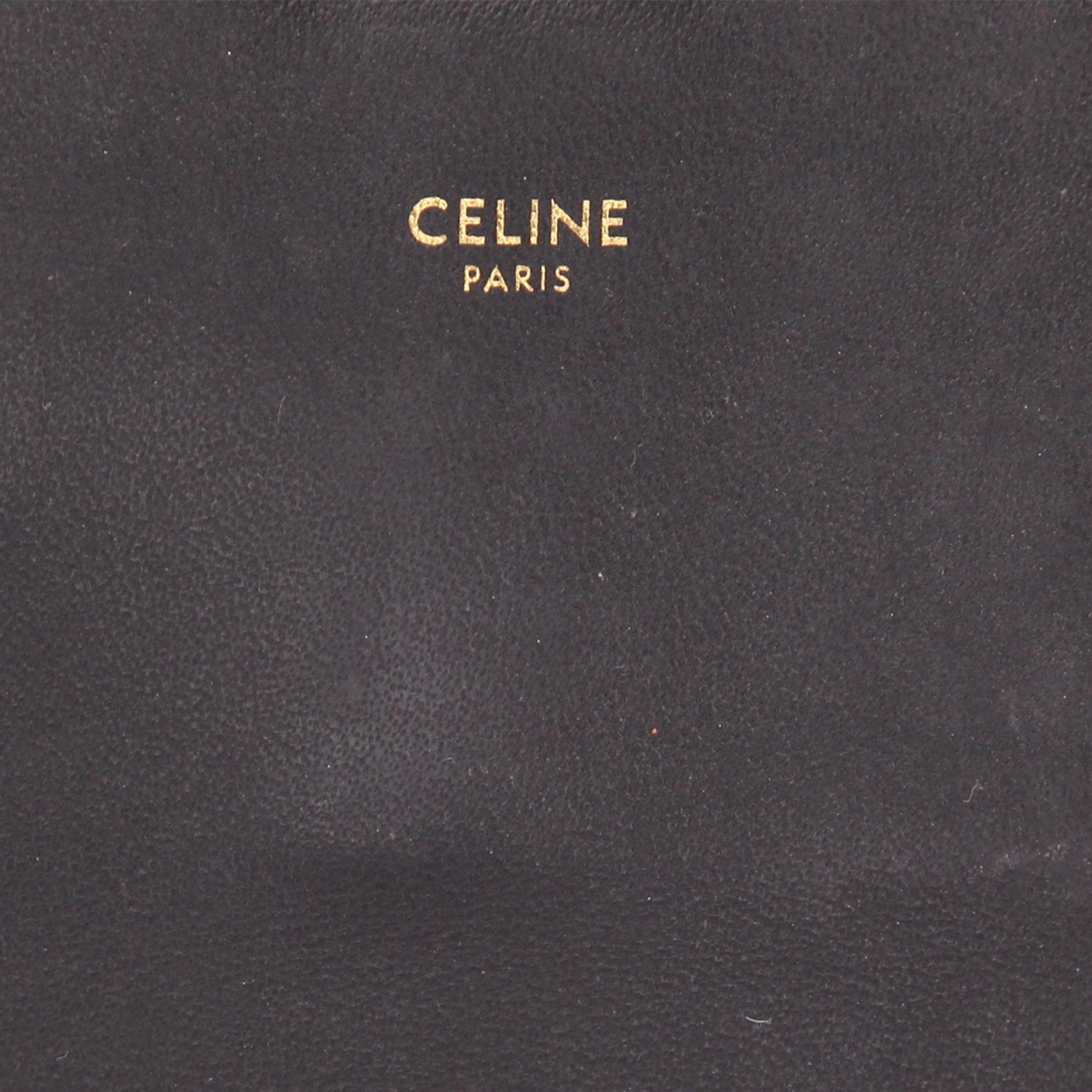 Celine  C bag handbag  in beige and black quilted leather - Detail D2