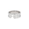 Open Cartier C de Cartier ring in white gold and diamonds - 00pp thumbnail