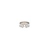 Open Cartier C de Cartier ring in white gold and diamonds - 360 thumbnail