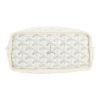 Goyard  Anjou small model  handbag  in white Goyard canvas  and white leather - Detail D1 thumbnail