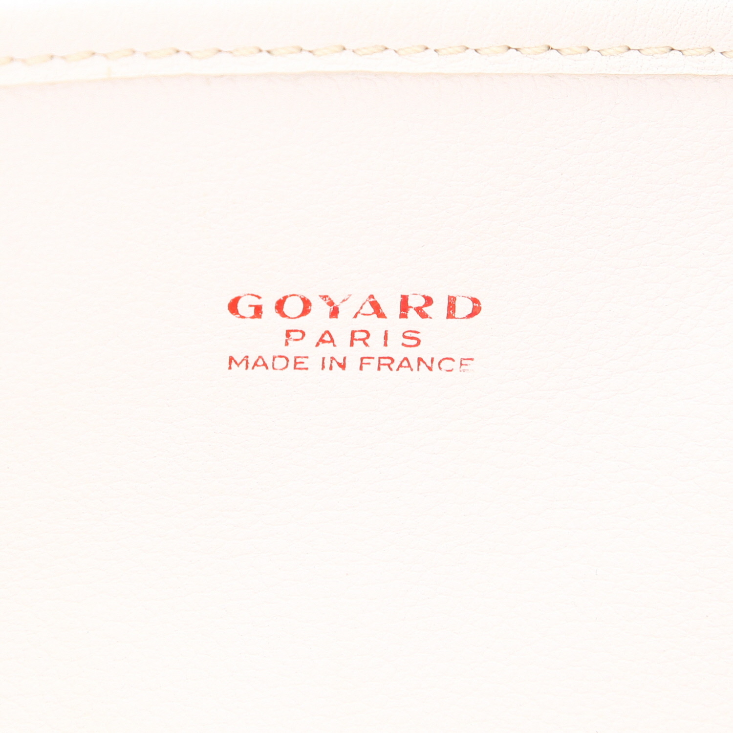 Borsa Goyard  Anjou modello piccolo  in tela Goyardine bianca e pelle bianca - Detail D2