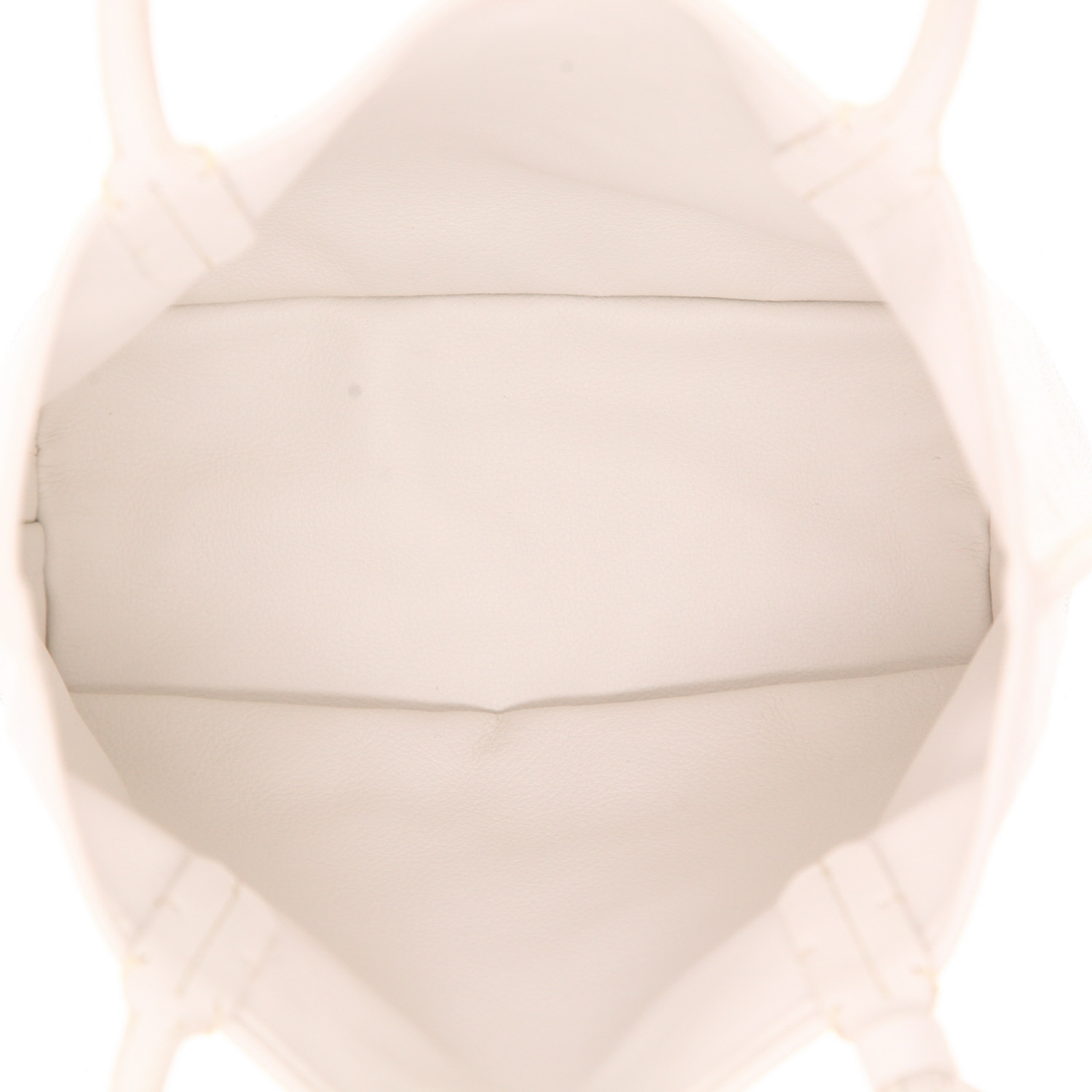 Goyard  Anjou small model  handbag  in white Goyard canvas  and white leather - Detail D3