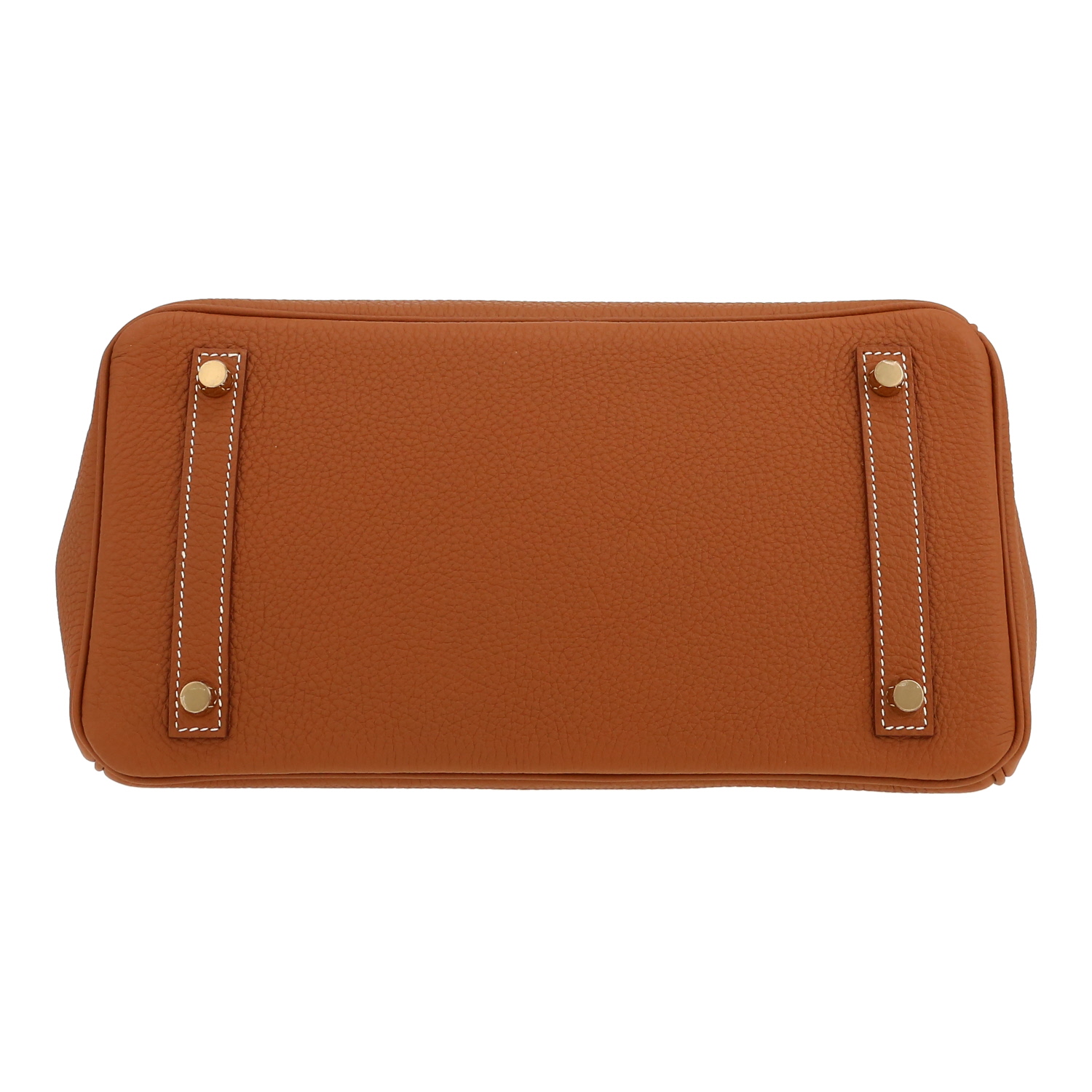 Hermès  Birkin 30 cm handbag  in gold togo leather - Detail D1
