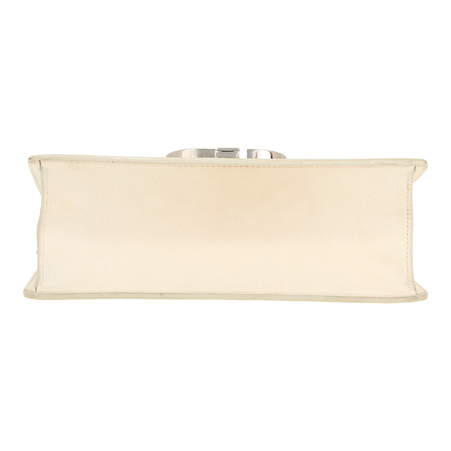 Sac à main Dior  30 Montaigne en cuir grainé blanc - Detail D1