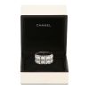 Anello flessibile Chanel Ultra modello grande in oro bianco e ceramica - Detail D2 thumbnail