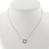 Collana Dinh Van Cible in oro bianco e diamanti - 360 thumbnail
