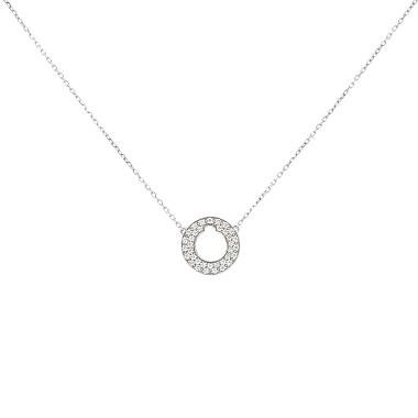 Collar Dinh Van Cible de oro blanco y diamantes