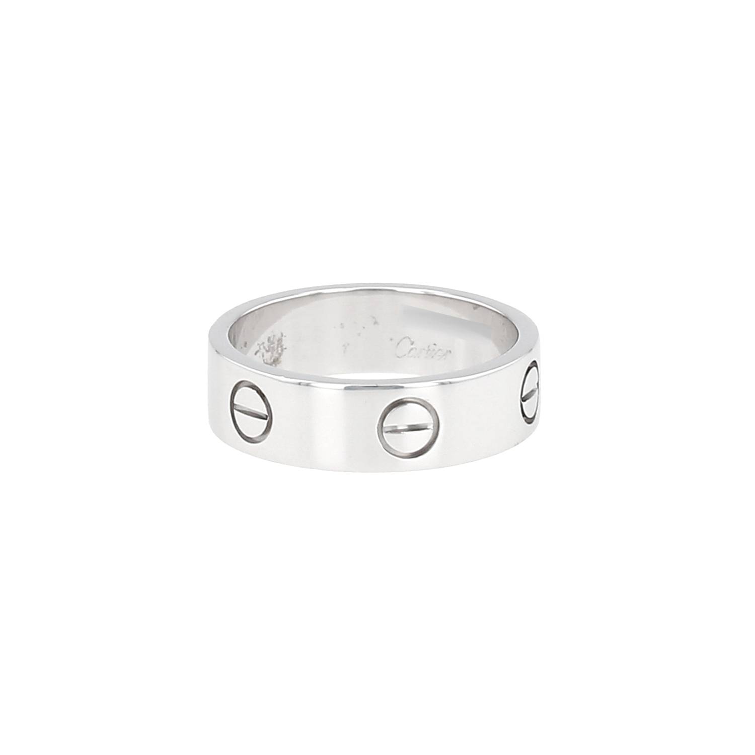 Cartier Love ring in white gold