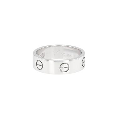 Bague Cartier Love en or blanc, taille 58