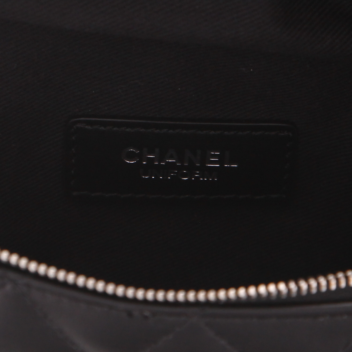 Pochette-cintura Chanel   in pelle trapuntata nera - Detail D2