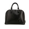 Sac à main Louis Vuitton  Alma petit modèle  en cuir épi verni noir - 360 thumbnail