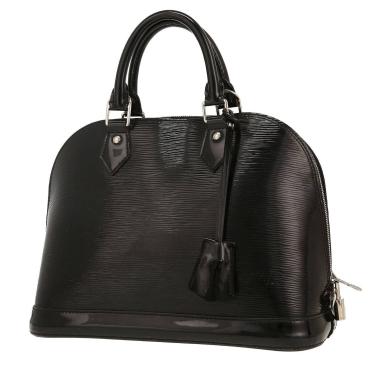 Louis Vuitton  Alma small model  handbag  in black patent epi leather
