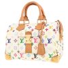 Sac à main Louis Vuitton  Speedy Editions Limitées en toile monogram multicolore et cuir naturel - 00pp thumbnail