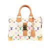 Sac à main Louis Vuitton  Speedy Editions Limitées en toile monogram multicolore et cuir naturel - 360 thumbnail