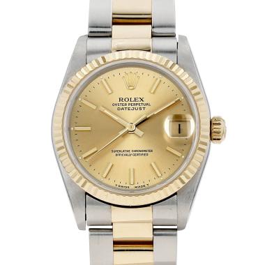 Rolex Datejust  in gold and stainless steel Ref: Rolex - 68273  Circa 1997