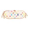 Borsa Louis Vuitton  Theda in tela monogram bianca e multicolore e pelle naturale - Detail D1 thumbnail