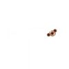 Bijou d'oreille Dior Mimirose en or rose et rubis - 360 thumbnail