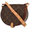 Bolso bandolera Louis Vuitton  Tambourin-bag en lona Monogram marrón y cuero natural - 00pp thumbnail