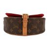 Bolso bandolera Louis Vuitton  Tambourin-bag en lona Monogram marrón y cuero natural - Detail D1 thumbnail