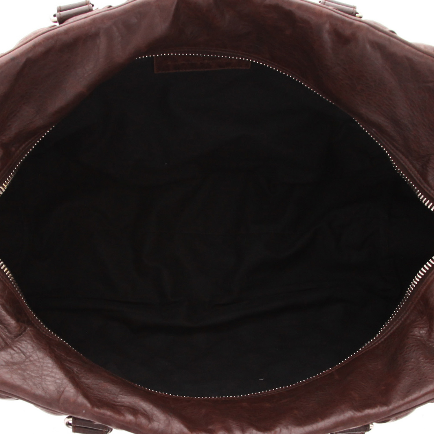 Balenciaga   handbag  in brown quilted leather - Detail D3