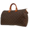 Sac à main Louis Vuitton  Speedy 40 en toile monogram marron et cuir naturel - 00pp thumbnail