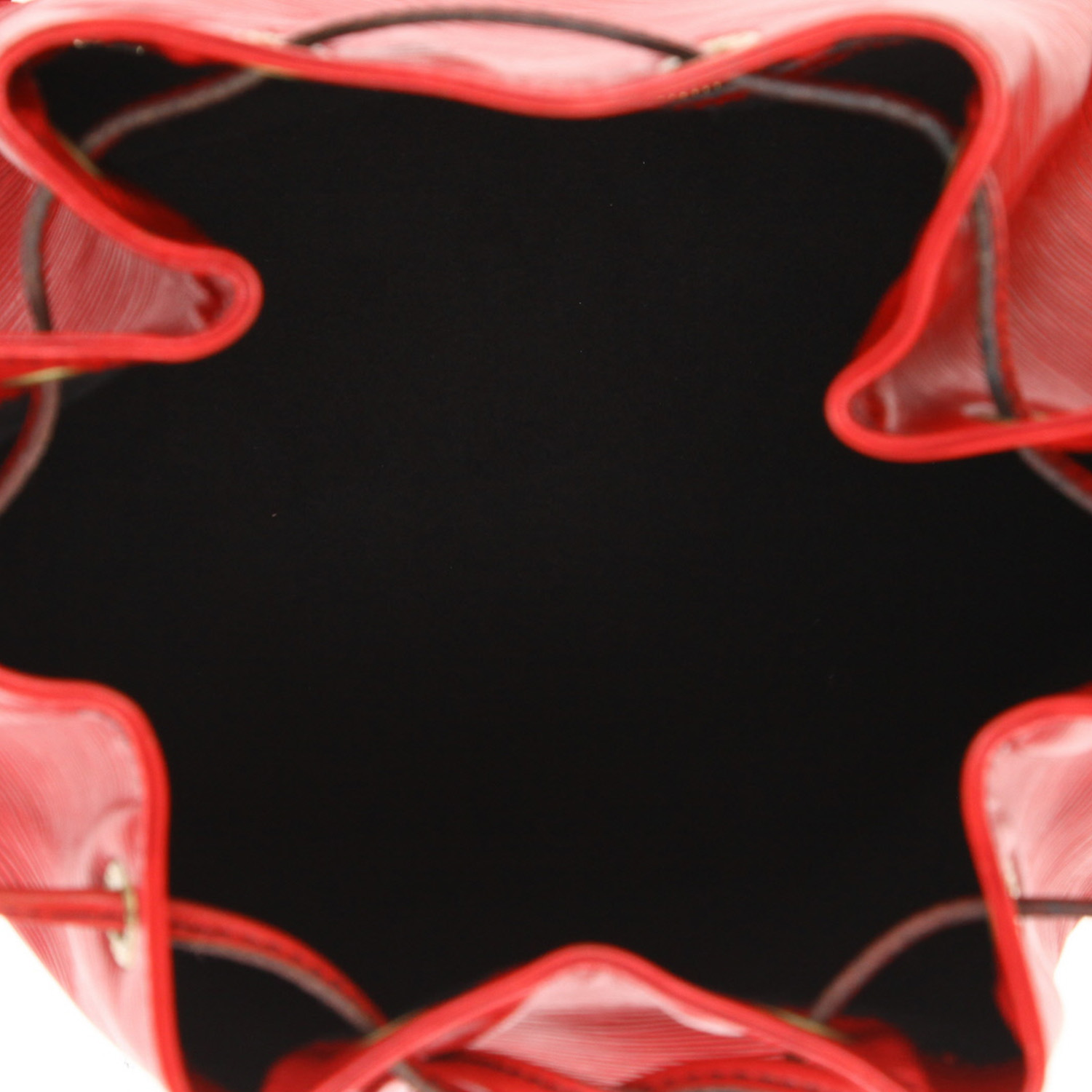 Sac à main Louis Vuitton  Noé en cuir épi rouge - Detail D3