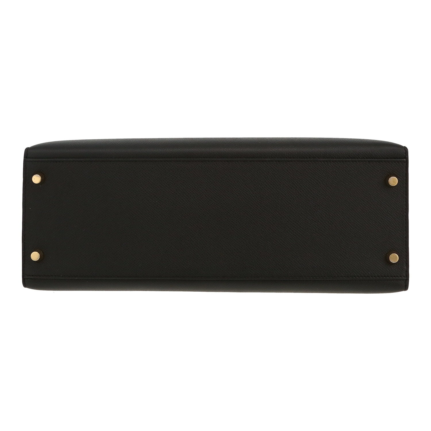 Sac à main Hermès  Kelly 32 cm en cuir epsom noir - Detail D1