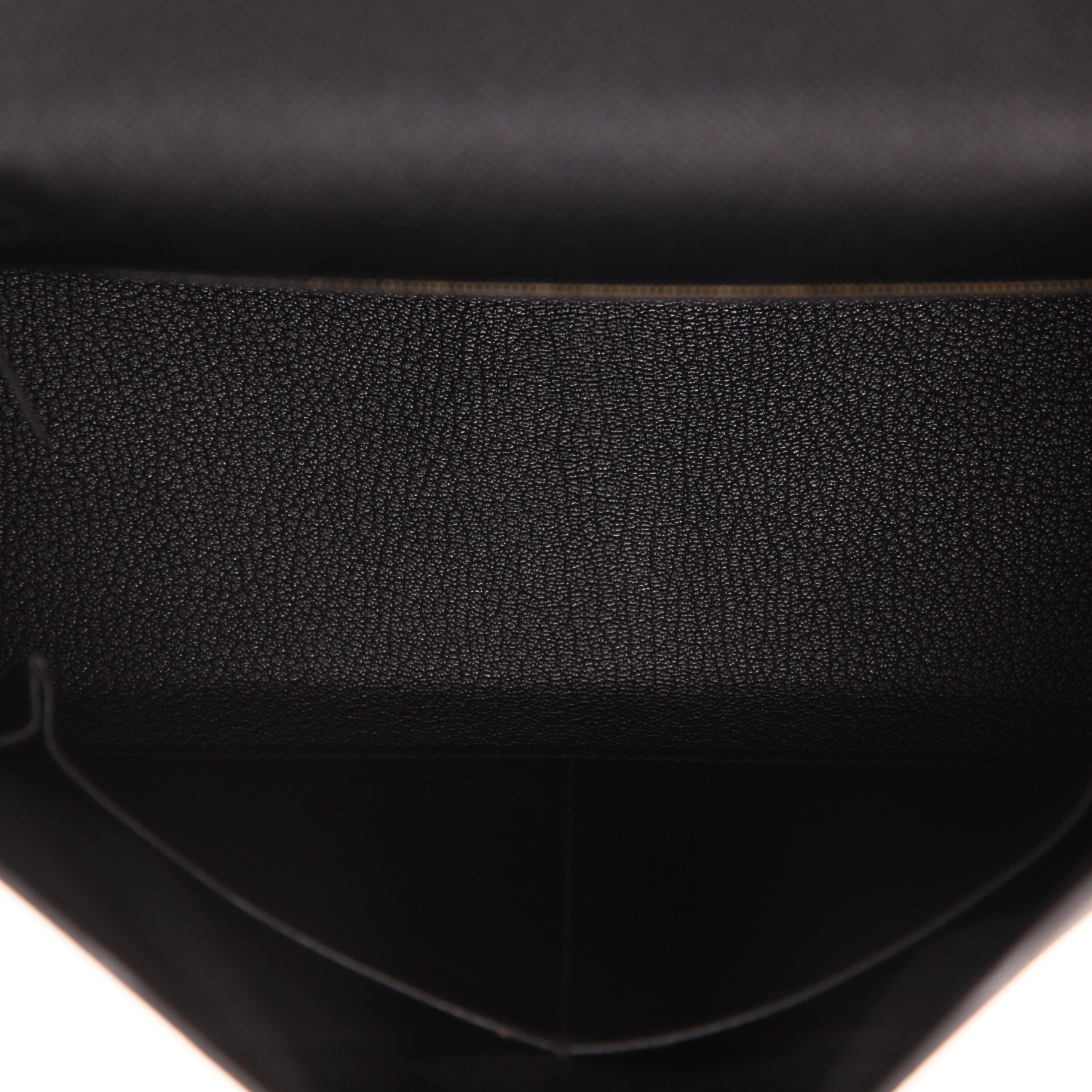 Hermès  Kelly 32 cm handbag  in black epsom leather - Detail D3