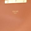 Borsa a tracolla Celine  Triomphe Teen in tela "Triomphe" marrone e pelle marrone - Detail D2 thumbnail
