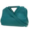 Bottega Veneta  Point shoulder bag  in green leather - 00pp thumbnail