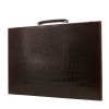 Hermès  Jet toilet set  in brown crocodile - 00pp thumbnail