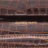Nécessaire de toilette Hermès  Jet en crocodile marron - Detail D2 thumbnail