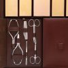 Nécessaire de toilette Hermès  Jet en crocodile marron - Detail D3 thumbnail