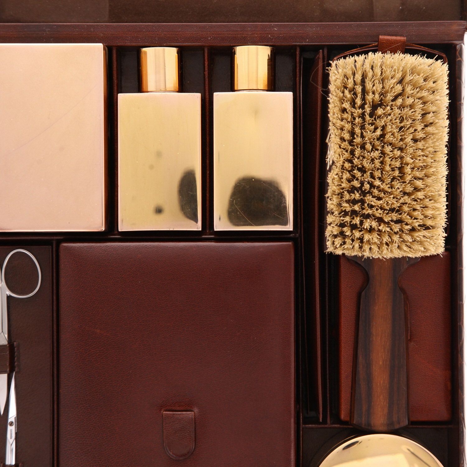 Hermès  Jet toilet set  in brown crocodile - Detail D4