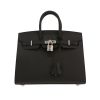Hermès  Birkin 25 cm handbag  in black epsom leather - 360 thumbnail