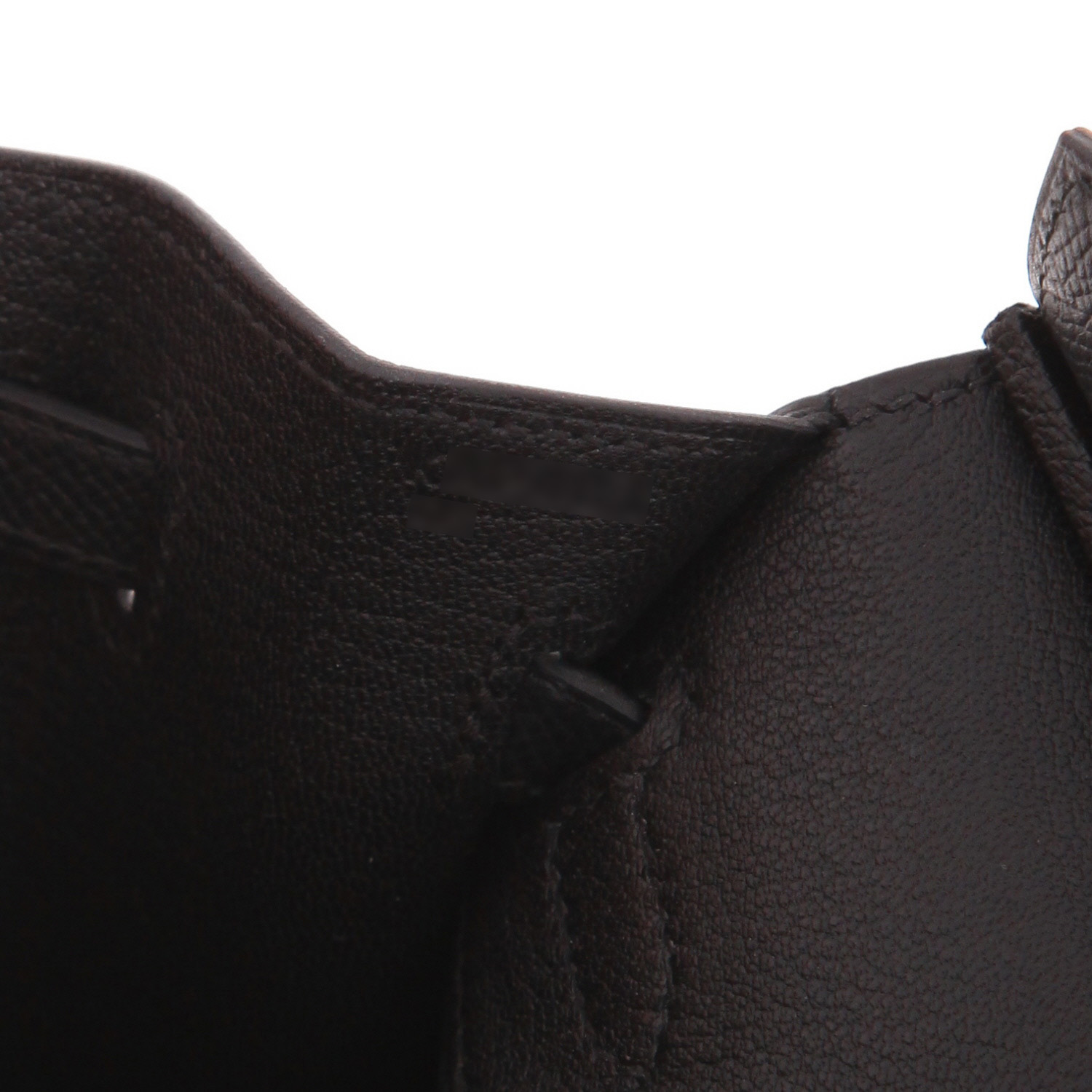 Borsa Hermès  Birkin 25 cm in pelle Epsom nera - Detail D4